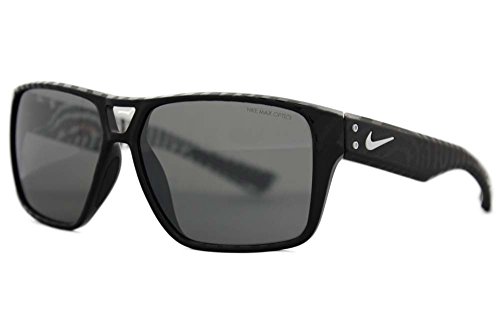 0884497917108 - NIKE EV0876-001 CHARGER HH SUNGLASSES (ONE SIZE), BLACK/MATTE BLACK, GREY WITH SILVER FLASH LENS