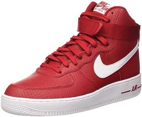0884498939376 - SIZE 7.5 NIKE AIR FORCE 1 HIGH '07 315121 606 GYM RED/WHITE