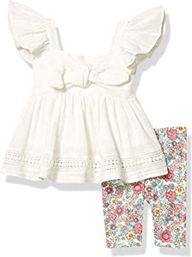 0884533573138 - JESSICA SIMPSON GIRLS BABY AND TODDLER LAYETTE SET, SEA SALT FLORAL, 6-9 MONTHS