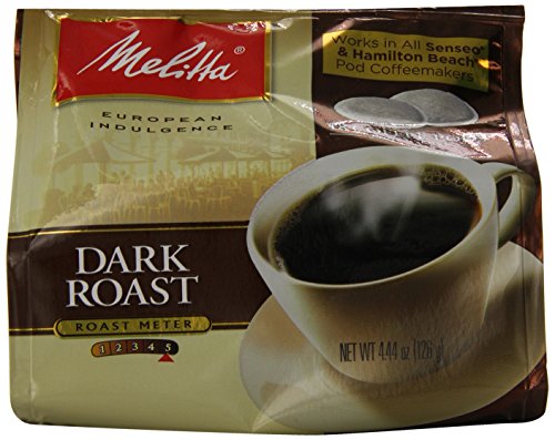0884534620985 - MELITTA COFFEE PODS FOR SENSEO AND HAMILTON BEACH POD BREWERS, DARK ROAST , 4.44-OUNCE,(PACK OF 6)