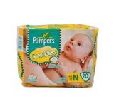 0884583276164 - PAMPERS SWADDLERS NEWBORN 240 DIAPERS (12 PACKS OF 20)