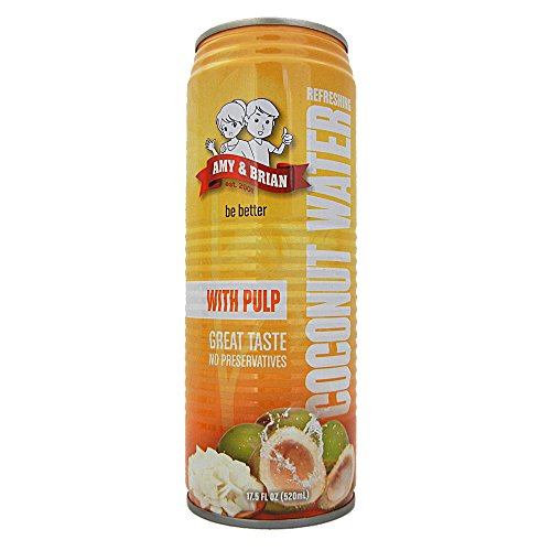 0884619794754 - AMY & BRIAN NATURAL COCONUT JUICE WITH PULP, 17.5 - OUNCE TINS (PACK OF 12)