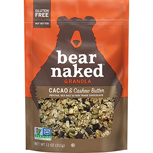 0884623101654 - BEAR NAKED CACAO PLUS CASHEW BUTTER GRANOLA, 11 OUNCE