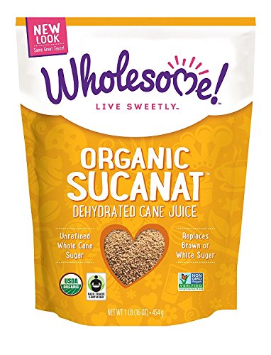 0884631835848 - WHOLESOME SWEETENERS FAIR TRADE ORGANIC SUCANAT (BROWN SUGAR), 16-OUNCE POUCHES (PACK OF 12)