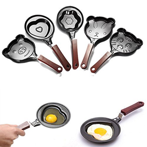0884664948867 - 1PCS LOVELY EGG FRYING PANCAKES KITCHEN PAN WITH STICK HOUSEWARES MINI POT KITCHEN GADGETS FOR MINI FRIED EGGS BREAKFAST PAN FRYING GRIDDLE CREATIVE COOKING TOOLS FUN THE BOILER COOKER 2612CM