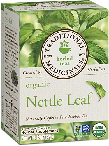 0884687647495 - TRADITIONAL MEDICINALS ORGANIC NETTLE LEAF TEA, 16 TEA BAGS (PACK OF 6)