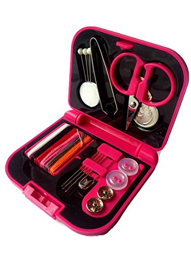 0884768358777 - SEWING KIT FOR HOME, TRAVEL, CAMPING & EMERGENCY CASE SET. GIFT FOR BEGINNERS, KIDS, GIRLS, BOYS, ADULTS