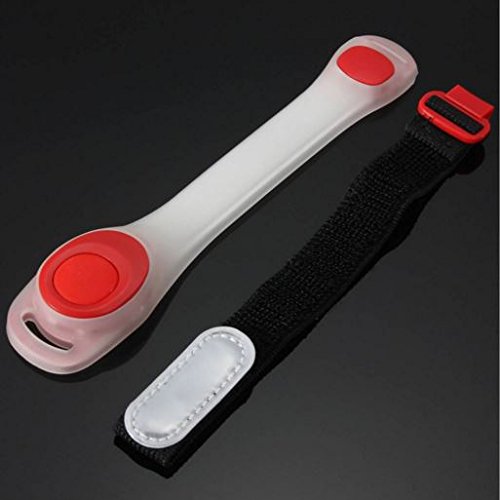 0088479001520 - CYCLING SAFETY LED ARMBAND REFLECTIVE FLASHING ARM BELT STRAP FOR WALKING RUNNING BY STCORPS7
