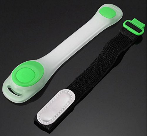 0088479001544 - CYCLING SAFETY LED ARMBAND REFLECTIVE FLASHING ARM BELT STRAP FOR WALKING RUNNING BY STCORPS7
