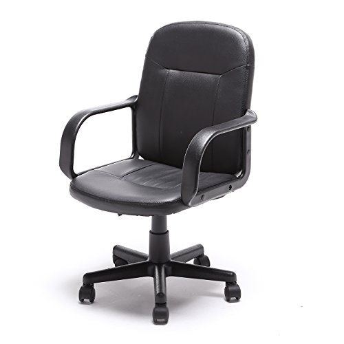 0884857509226 - NEW MODERN OFFICE EXECUTIVE CHAIR PU LEATHER COMPUTER DESK