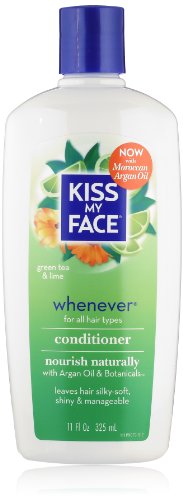 0884906225114 - KISS MY FACE WHENEVER CONDITIONER, NATURAL CONDITIONER WITH GREEN TEA & LIME, 11 OUNCE (PACK OF 3)