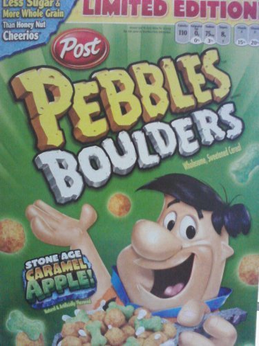 0884912001191 - PEBBLES BOULDERS STONE AGE CARAMEL APPLE CEREAL