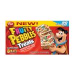 0884912001399 - FRUITY PEBBLES MARSHMALLOW CEREAL SQUARES TREATS