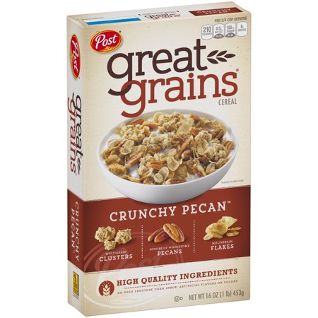 0884912126016 - CEREAL SELECTS GREAT GRAINS CRUNCHY PECANS