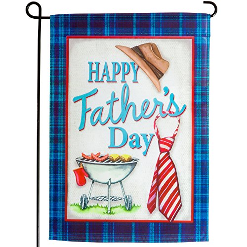 0884916763422 - FATHERS GARDEN FLAG INCLUDING THE METAL STANDS DECORATIVE FLORAL DESIGN 18 X 12 FLAG AND 41 X 15 STAND INCLUDING THE 5 GROUND STAKE
