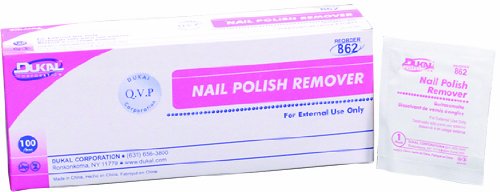 0884928105463 - DUKAL NAIL POLISH REMOVER PAD, 2 PLY, NON-STERILE CASE PACK 10