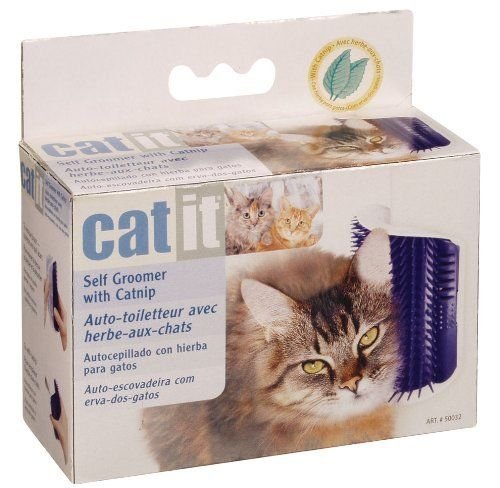 0884946346572 - CATIT SELF GROOMER WITH CATNIP CAT SELF GROOMING BRUSH