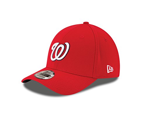 0884990909938 - MLB WASHINGTON NATIONALS JUNIOR TEAM CLASSIC GAME 39THIRTY STRETCH FIT CAP, RED, CHILD/YOUTH