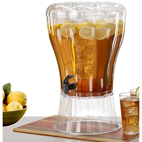 8850058000512 - BUDDEEZ UNBREAKABLE 3-1/2-GALLON BEVERAGE DISPENSER WITH REMOVABLE ICE-CONE