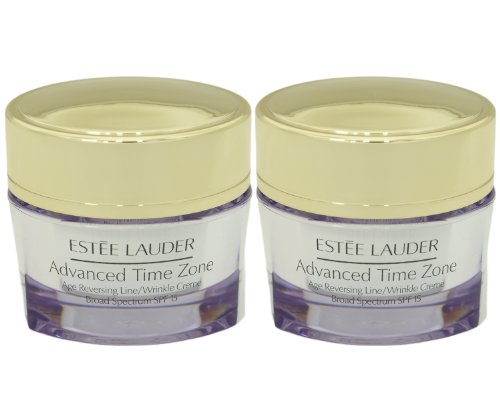 8850100101105 - ESTEE LAUDER TIME ZONE LINE AND WRINKLES REDUCING CREME SPF 15 .5OZ/15ML X 2 JARS