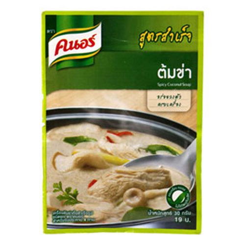 8850144215103 - THAI FOOD KNORR COMPLETE RECIPE MIX SPICY COCONUT SOUP (TOM KA) 30 G. 4 PACK