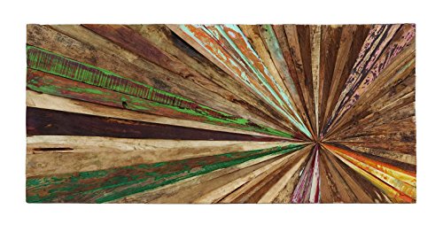 8850154016103 - BENZARA TRENDY WOODEN ABSTRACT WALL DECOR WITHOUT HASSLES OF STAPLING
