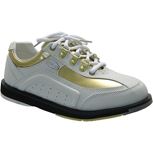 8850215513794 - ELITE GOLD RIGHT HAND WOMENS BOWLING SHOES - SIZE 8.5