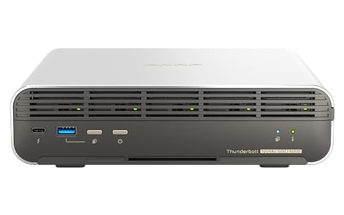 0885022026869 - QNAP TBS-H574TX-I5-16G-US 5 BAY HIGH-PERFORMANCE E1.S ALL-FLASH NASBOOK WITH INTEL® CORE™ PROCESSOR, THUNDERBOLT 4 AND 10GBE (5G/2.5G/1G/100M/10M) NETWORK CONNECTIVITY (DISKLESS)