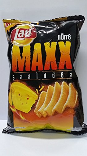 8850518445433 - NEW LAY'S POTATO CHIPS MAXX SPICY CHEESE FLAVOR 71 G