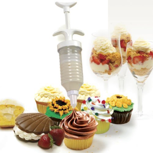 8850535105471 - NORPRO CUPCAKE FILLING INJECTOR CAKE ICING DECORATING SET FROSTING COOKIE 8 TIPS