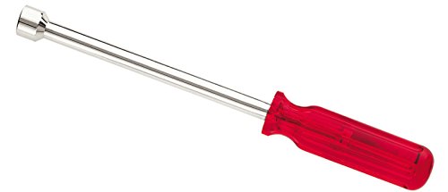 8850535189709 - KLEIN TOOLS VACO S86M SINGLE MAGNETIC 1/4 HEX NUT DRIVER 6 SHAFT W/ RED HANDLE