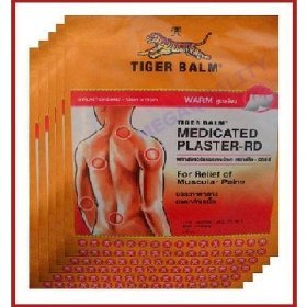 8850900242848 - BIG SIZE TIGER BALM PATCH PLASTER WARM MEDICATED PAIN RELIEF 10 PCS. (2 X 5 PC) MADE IN THAILAND