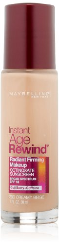 0885102808866 - MAYBELLINE NEW YORK INSTANT AGE REWIND RADIANT FIRMING MAKEUP, CREAMY BEIGE 290, 1 FLUID OUNCE