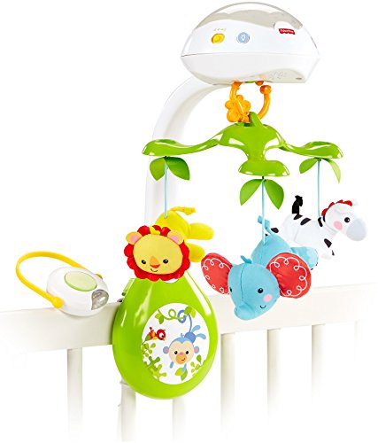 0885105656075 - FISHER-PRICE DELUXE PROJECTION MOBILE, RAINFOREST FRIENDS 3-IN-1
