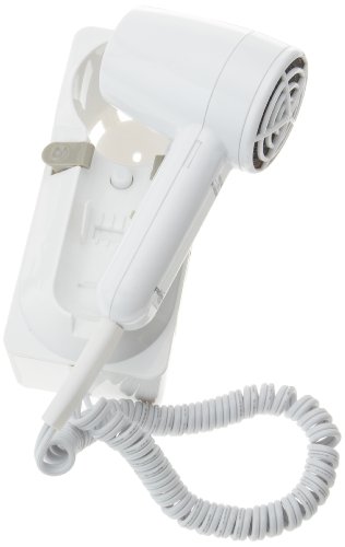 0885109171604 - PROVERSA JWM6CF WALL CADDY HAIR DRYER WITH 2-SPEED AND 3-HEAT SETTINGS, 1600-WATTS, WHITE FINISH