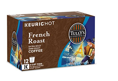 0885112303528 - TULLY'S COFFEE FRENCH ROAST, KEURIG K-CUPS, 72 COUNT