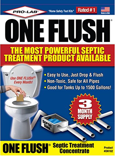 0885112633847 - PRO-LAB INC ONE FLUSH SEPTIC AND LEACHFIELD TREATMENT CONCENTRATE ON102