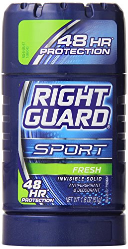 8851136065881 - RIGHT GUARD SPORT, INVISIBLE SOLID 3D ODOR DEFENSE ANTI-PERSPIRANT DEODORANT, FRESH, 1.8-OUNCE TUBES (PACK OF 12)