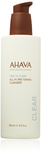 0885123915062 - AHAVA TIME TO CLEAR ALL IN ONE TONING CLEANSER, 8.5 FL. OZ.