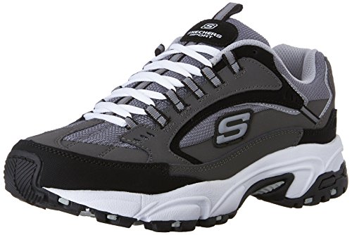 0885125550674 - SKECHERS SPORT MEN'S STAMINA NUOVO LACE-UP SNEAKER,CHARCOAL/BLACK,13 M US