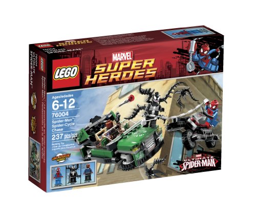 0885126240260 - SUPER HEROES SPIDER-CYCLE CHASE 76004