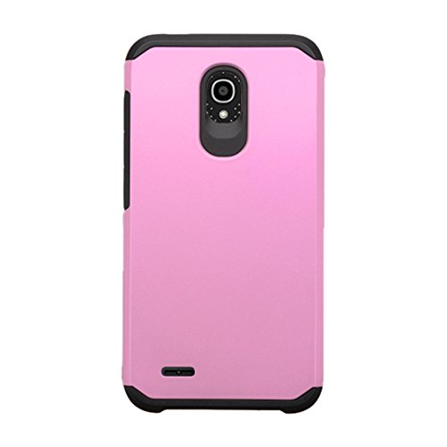 0885126267045 - ASMYNA PHONE CASE FOR ALCATEL 7046T (ONE TOUCH CONQUEST) - RETAIL PACKAGING - BLACK/PINK