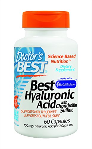 0885128436487 - DOCTOR'S BEST BEST HYALURONIC ACID WITH CHONDROITIN SULFATE CAPSULES, 60-COUNT