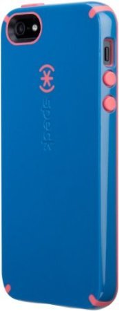 0885129566275 - LAENTINA SPECK PRODUCTS CANDYSHELL CASE FOR IPHONE 5/5S - RETAIL PACKAGING - HARBOR BLUE/CORAL PINK