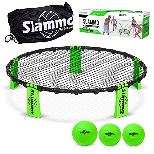 0885129662106 - GOSPORTS SLAMMO GAME SET (INCLUDES 3 BALLS, CARRYING CASE AND RULES)