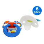 0885131626691 - NUK GERBER ORTHODONTIC PACIFIERS BLUE DOTS SIZE 1 AND 2