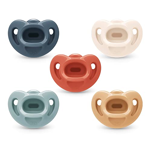 0885131699183 - NUK COMFY ORTHODONTIC PACIFIERS, 0-6 MONTHS, TIMELESS COLLECTION, PACK OF 5
