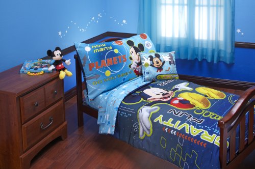 8851416804926 - DISNEY MICKEY MOUSE SPACE ADVENTURES 4 PIECE TODDLER SET, BLUE