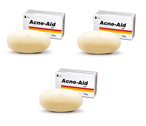 8851445945485 - 3 X STIEFEL ACNE AID SOAP BAR DEEP PORE CLEANSING PIMPLE OILY SKIN FACE AID 100 G.