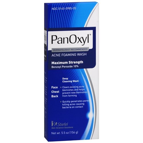 8851496293351 - PANOXYL ACNE FOAMING WASH - 10% BENZOYL PEROXIDE, 5.5-OUNCE (156 G) TUBES (PACK